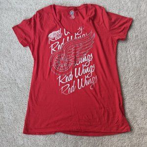 V Neck Detroit Red Wings Top - NHL